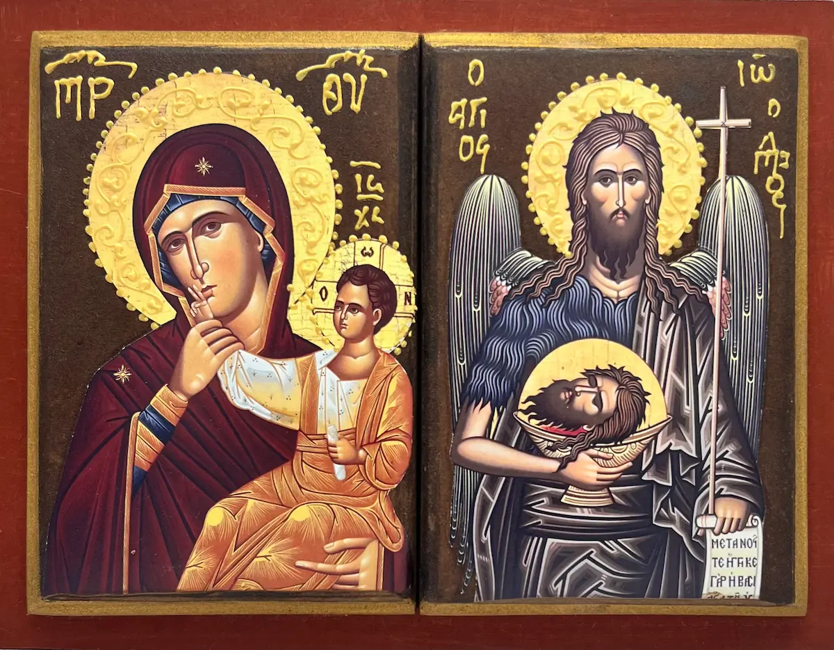 Diptih: Bogorodica i Sveti Jovan Krstitelj Diptih: Bogorodica i Sveti Jovan Krstitelj