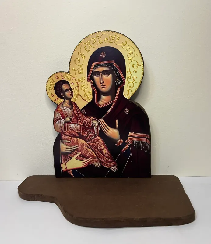 Vigil Lamp with the Mother of God Hodegetria — She Who Shows the Way Vigil Lamp with the Mother of God Hodegetria — She Who Shows the Way