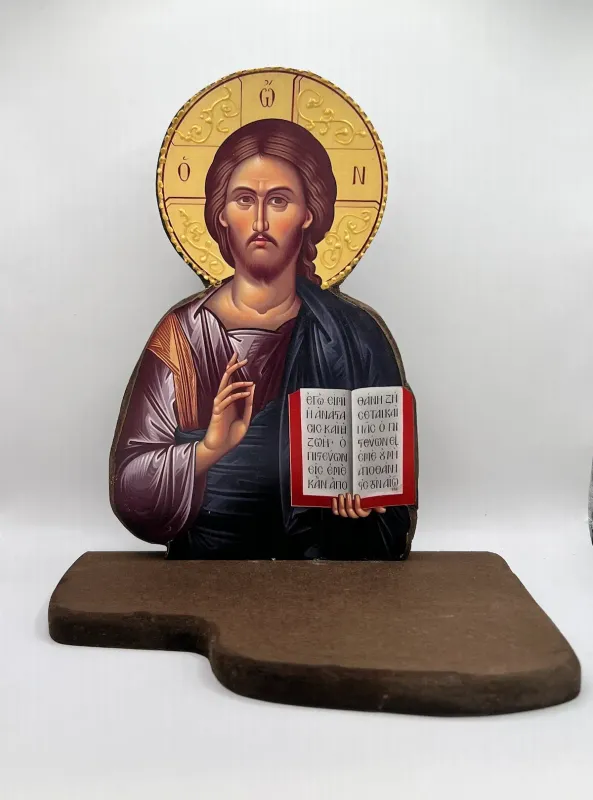 Vigil Lamp with Icon of the Lord Jesus Christ Vigil Lamp with Icon of the Lord Jesus Christ