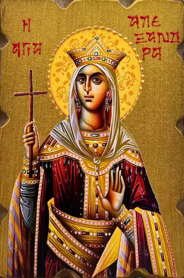Holy Empress Alexandra (rustic edge)