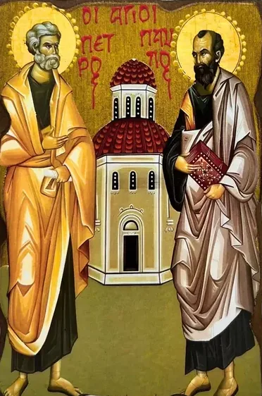 Holy Apostles Peter and Paul (rustic edge)