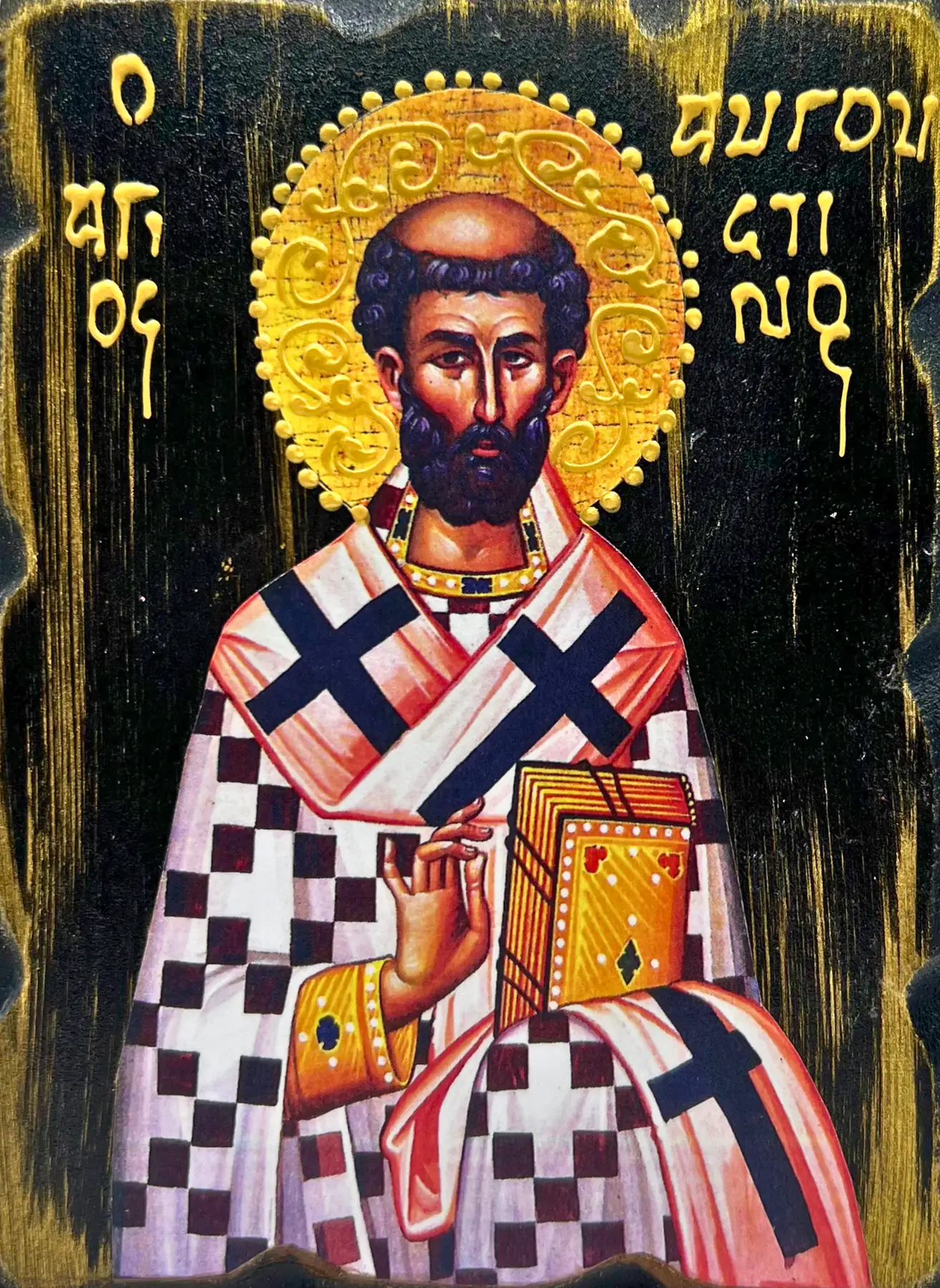 Saint Augustine of Hippo (gold patina)