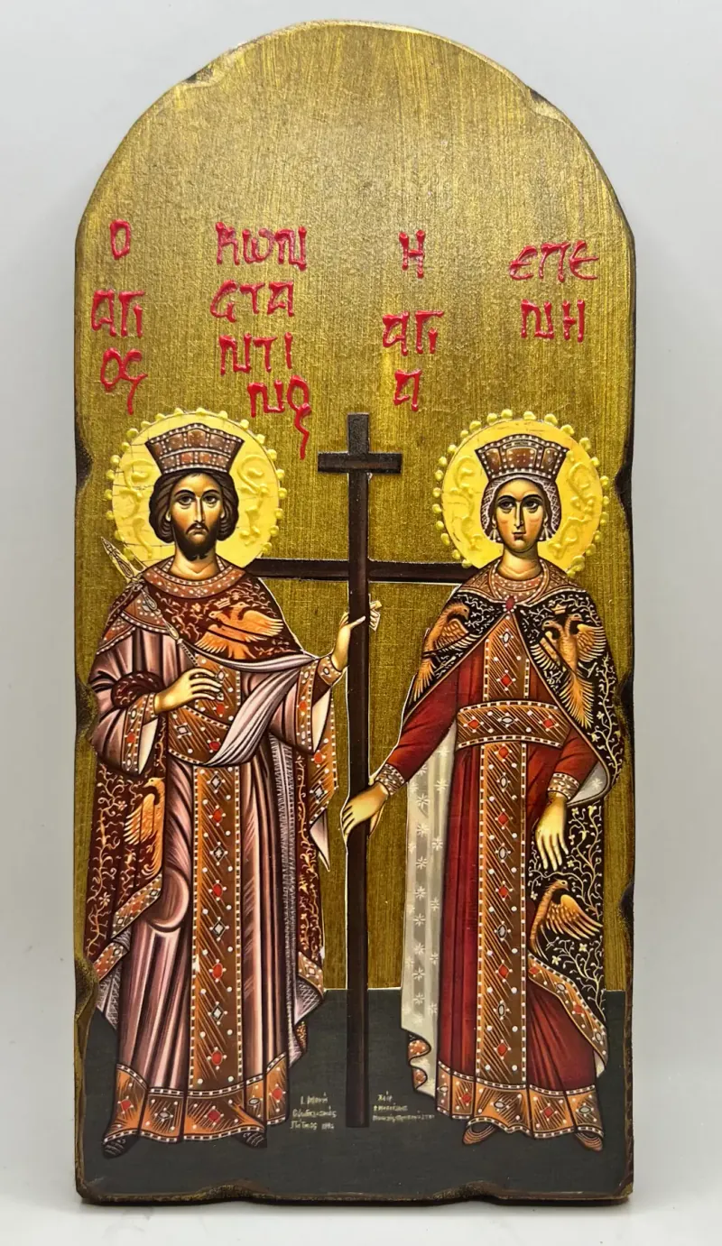 Sveti car Konstantin i carica Jelena (rustični rub)