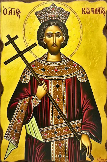 Sveti car Konstantin Veliki (rustični rub)