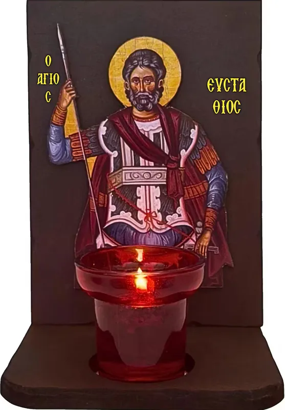 Saint Eustathius (with vigil lamp) Saint Eustathius (with vigil lamp)