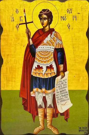 Sveti Fanurije (celofiguralna, rustični rub) Sveti Fanurije (celofiguralna, rustični rub)