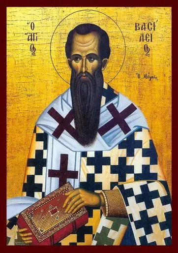 Sveti Vasilije Veliki (bordo rub)